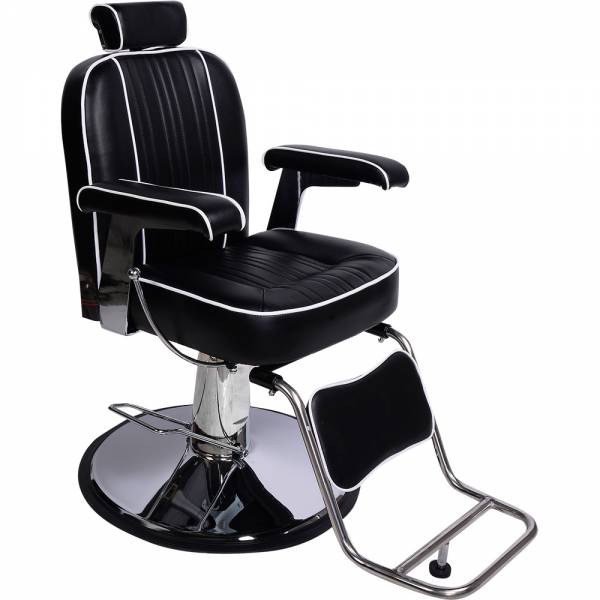 Herrenstuhl Friseurstuhl 205028 schwarz Barber