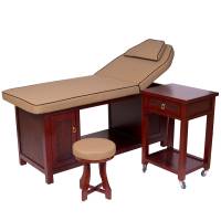 932009 Massagekabine creme / braun 932009 Massagekabine creme / braun