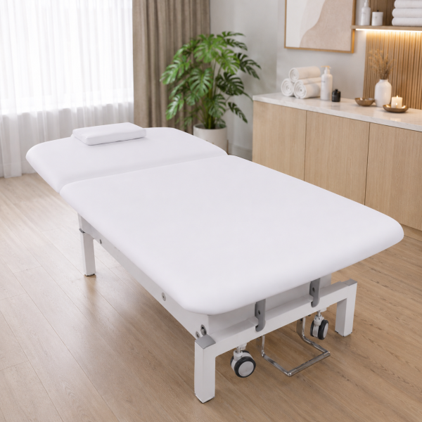 elektische Bobathliege / Behandlungsliege 008280 Weiss