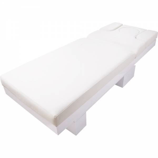 Elektrische Massageliege Wellnessliege 003815H weiß mit Heizung