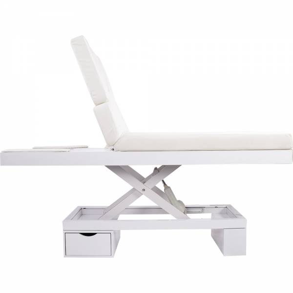 Elektrische Massageliege Wellnessliege 003815H weiß mit Heizung