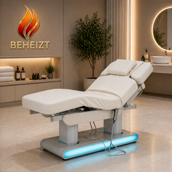 Massageliege Wellnessliege Memoryfunktion 4 Motoren Heizung LED L00242H