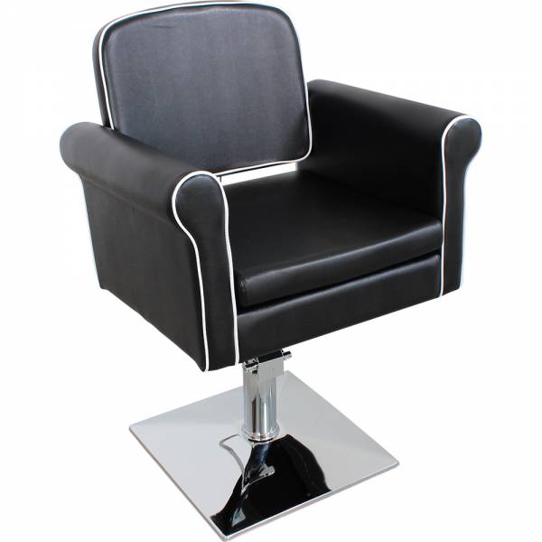 s50299 Friseurstuhl schwarz