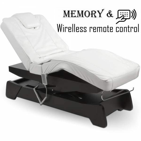 L50208m Massageliege schwarz mit Memory