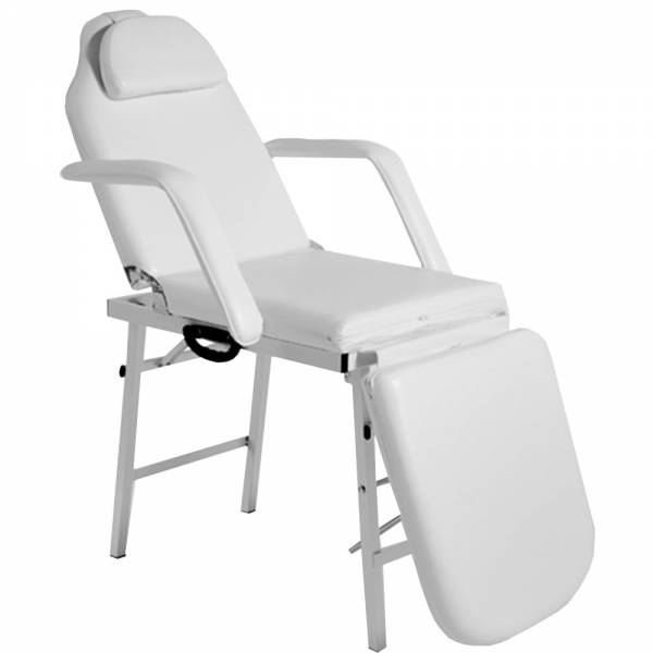 Tragbarer Tattoo-Stuhl / Kosmetikliege 100261b weiß