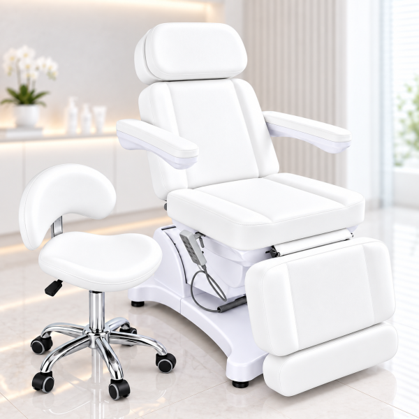 Kosmetikkabine - vollelektrisch, ergonomisch, modern, perlweiß 907701