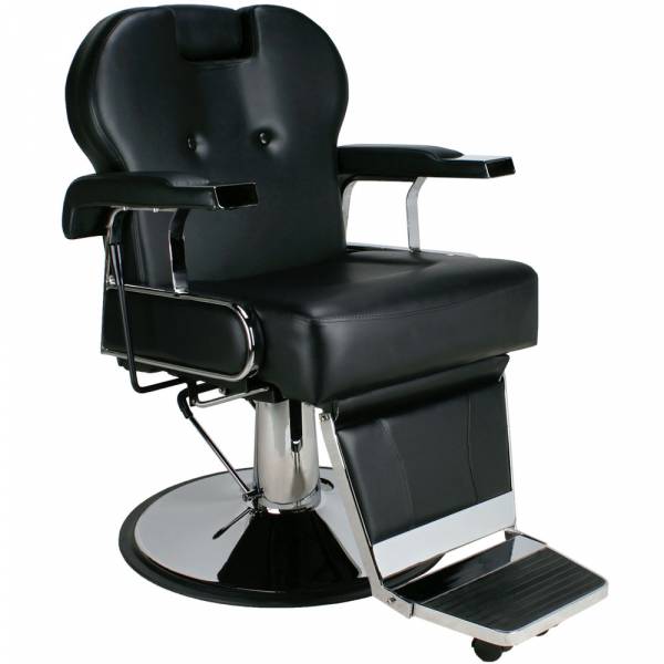 Herrenstuhl Friseurstuhl 205812 schwarz Barber